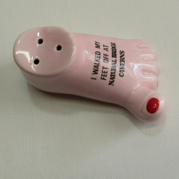 Feet Salt & Pepper Shakers - I Walked My Feet off At Natural Bridge Caverns - Picture 5 of 8